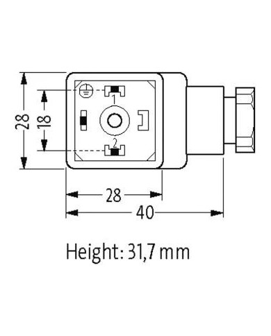 Ventilstecker SVS Eco BFA 18mm