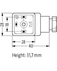 Ventilstecker SVS Eco BFA 18mm