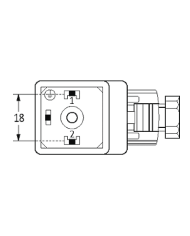Ventilstecker SVS BFA 18mm
