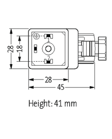 Ventilstecker SVS BFA 18mm