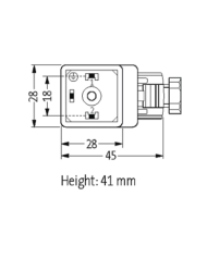 Ventilstecker SVS BFA 18mm