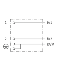 Ventilstecker MSUD BF A 18mm und Kabel