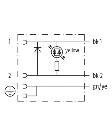 Ventilstecker MSUD BF A 18mm und Kabel