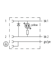 Ventilstecker MSUD BF A 18mm und Kabel