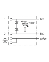 Ventilstecker MSUD BF A 18mm und Kabel