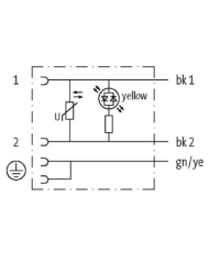 Ventilstecker MSUD BF A 18mm und Kabel
