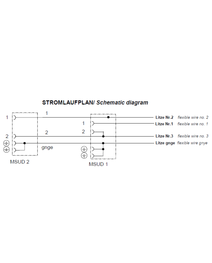 Doppelventilstecker MSUD BF A 18mm und Kabel