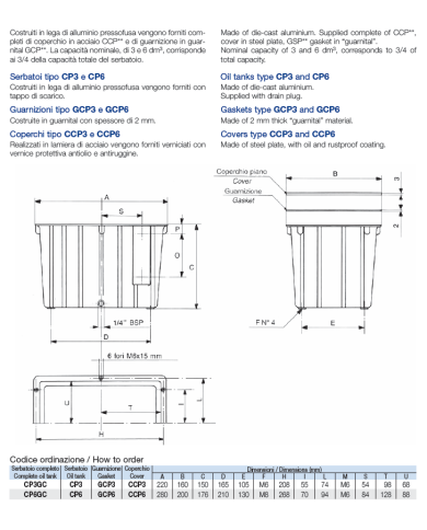 Oelbehälter Aluminium CP