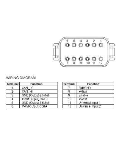 Kabel 3m mit 12-poligem Deutsch-Stecker, zweikanalig