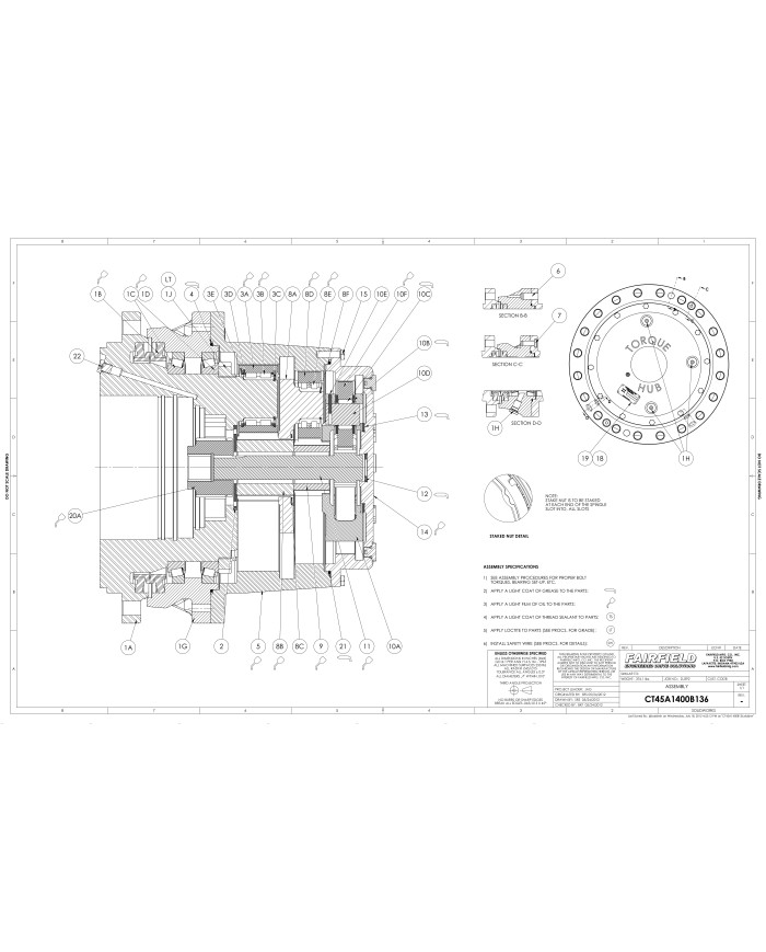 Planetengetriebe CT 45