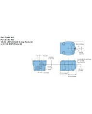 4-Lochflansch, 80 - 490 cm3/U