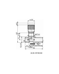 Drossel-Rückschlagventil