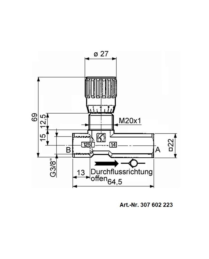 Drossel-Rückschlagventil