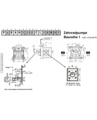 4-Lochflansch, Welle Kegel 1:8
