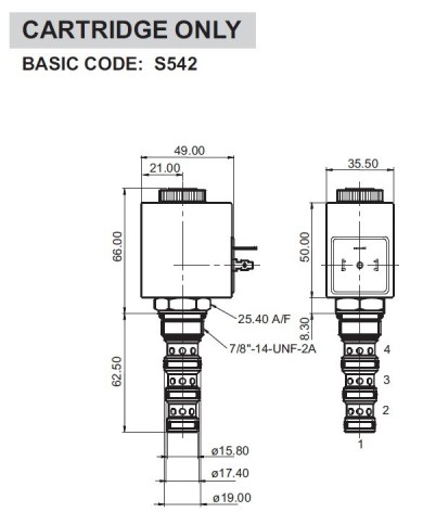 4/2-Wegeventil vorgesteuert