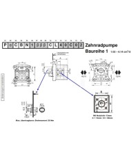 4-Lochflansch, Welle 6.5mm Mitnehmerzapfen (CBN)