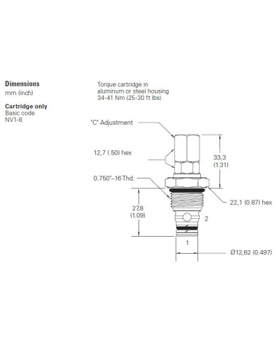 Drosselventil 45 L/Min.