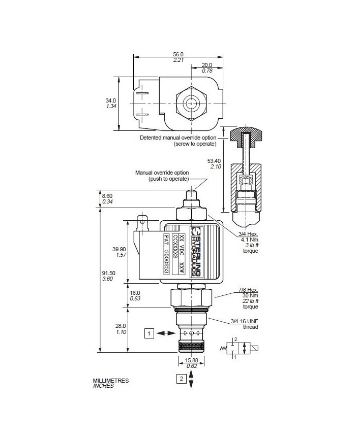 2/2-Wegeventile elektrisch betätigt