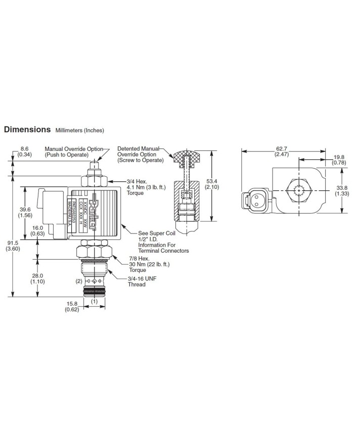 2/2-Wegeventile elektrisch betätigt