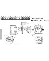 4-Lochflansch, Welle Kegel 1:5