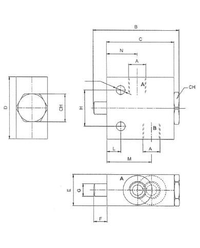 Sperrventil mechanisch betätigt