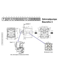 4-Lochflansch, Welle Kegel 1:8