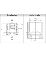 Rückschlagventil einschraubbar