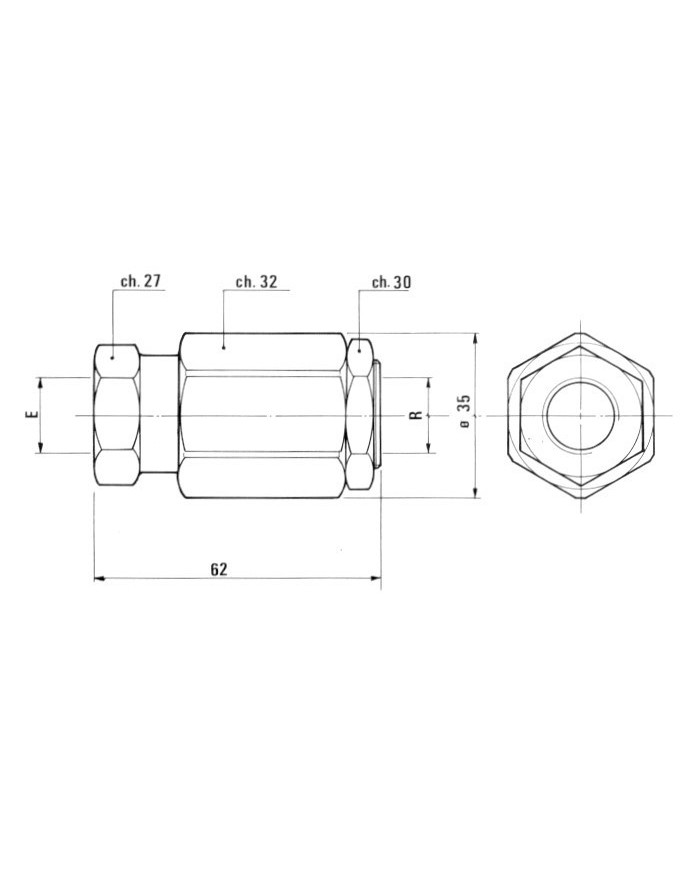 Drossel-Rückschlagventil 25 L/Min.
