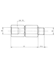 Drossel-Rückschlagventil 10 L/Min.
