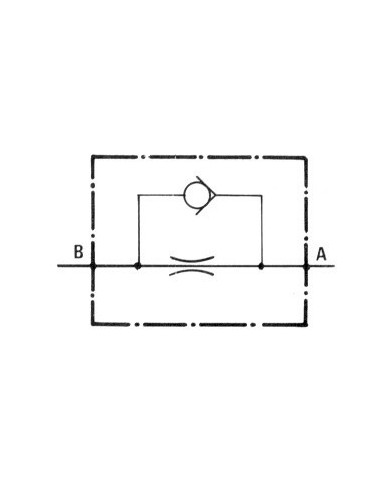 Drossel-Rückschlagventil 10 L/Min.
