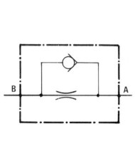 Drossel-Rückschlagventil 10 L/Min.