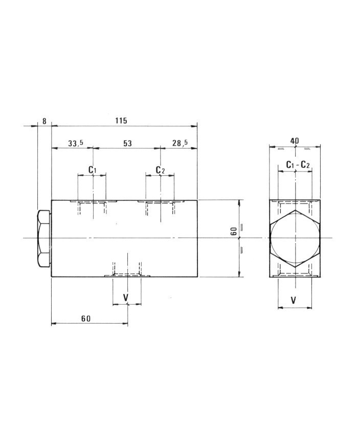 Mengenteiler bis 38 L/Min.