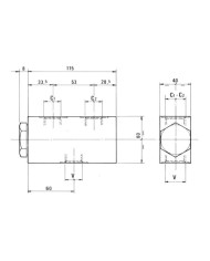 Mengenteiler bis 38 L/Min.