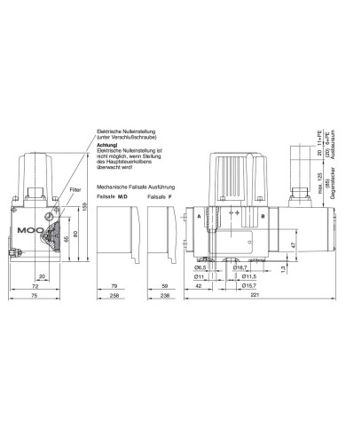 Proportionalventil bis 60 L/Min.