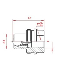 Muffe Kugelventil (Losteil)
