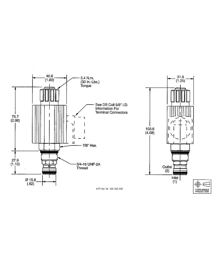 Druckbegrenzungsventil 2/2 prop.