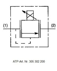 Druckbegrenzungsventil 2/2 prop.