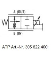 Wege-Schieberventil 2/2 prop.