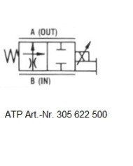 Wege-Schieberventil 2/2 prop.