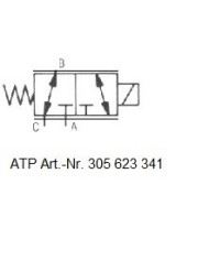 Wege-Schieberventil 3/2 prop.