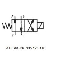Wege-Schieberventil 4/2 prop.