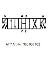 Wege-Schieberventil 4/3 prop.