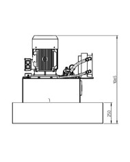 Hydraulikaggregat komplett