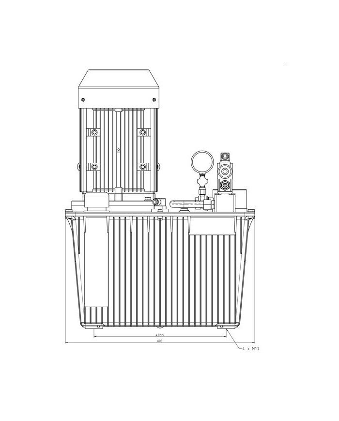 Hydraulikaggregat komplett