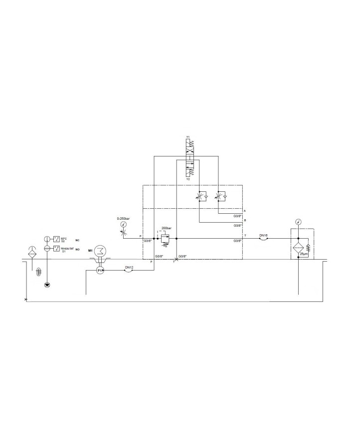 Hydraulikaggregat komplett