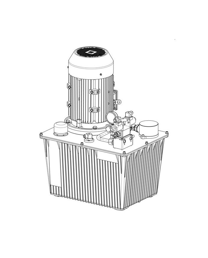 Hydraulikaggregat komplett