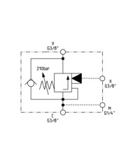 G3/8" xxL/min 210bar