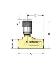 Drossel-Rückschlagventil