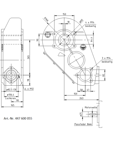 Reduktionsgetriebe RT