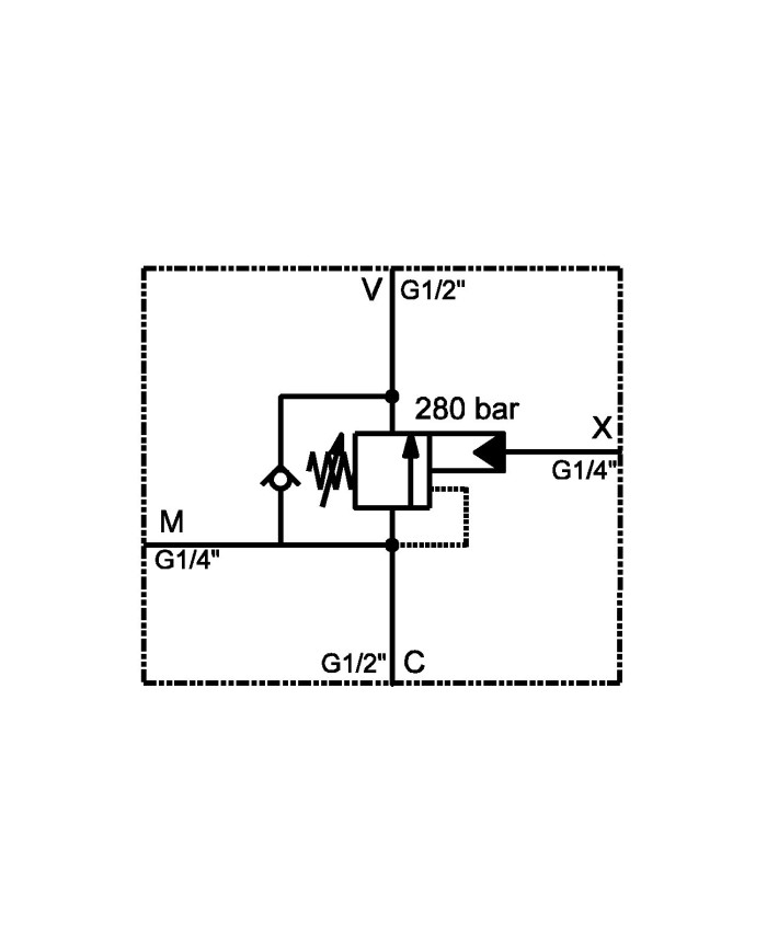 G1/2" - 60L/Min - 280bar